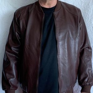 Men's Faux Leather Jacket